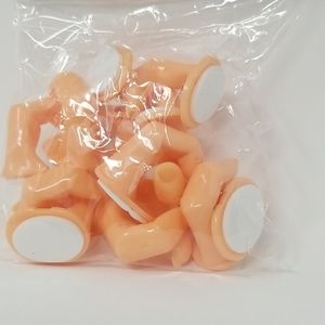 12 Practice Fingers With Nail and Peeloff Patch